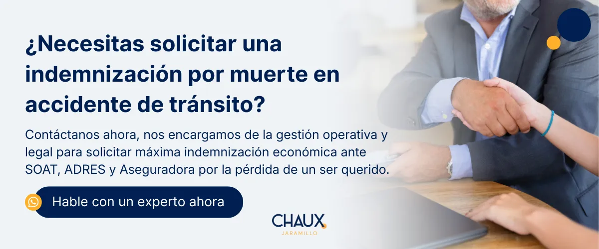 Indemnización por muerte en Accidente de Tránsito