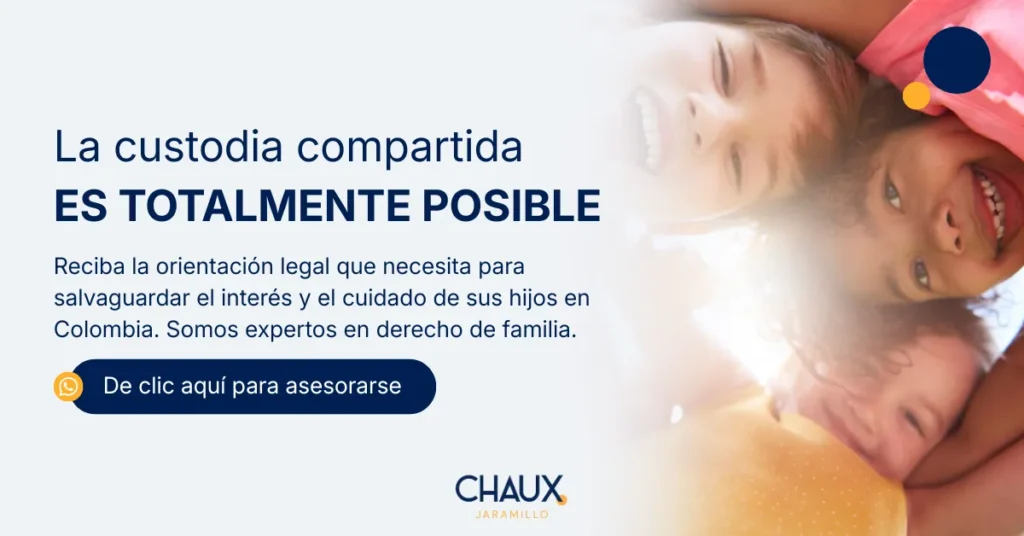 ¿Es posible tener una custodia compartida en Colombia? 1 custodia compartida en Colombia asesoria legal
